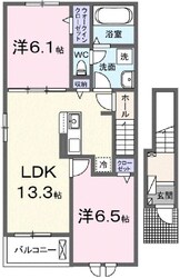 ハーレー　岡山Ⅰの物件間取画像